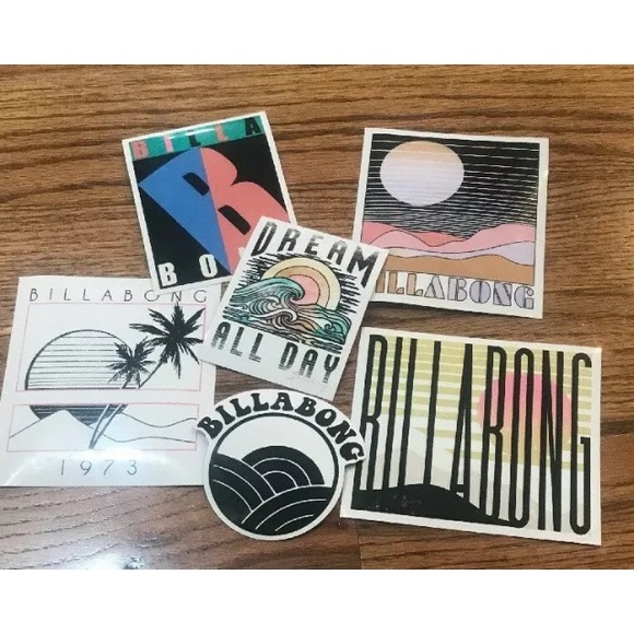 💦BILLABONG  Stickers Six (6) New ! - Picture 4 of 4